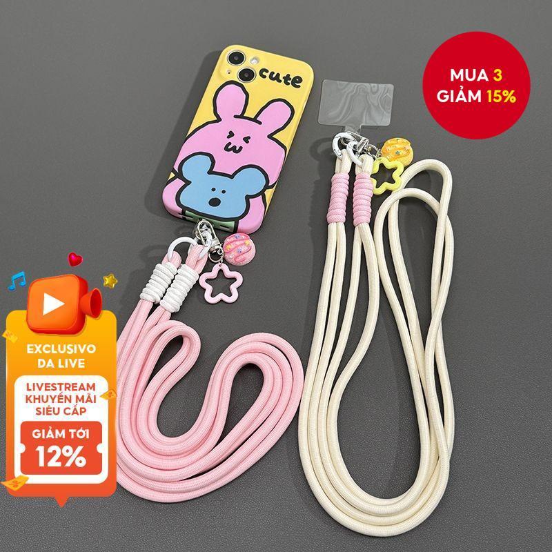 Dây đeo điện thoại cá nhân Dây đeo chéo có thể điều chỉnh có ruy băng Móc khóa Dây đeo cổ tay & Dây đeo quyến rũ cho tất cả các điện thoại
