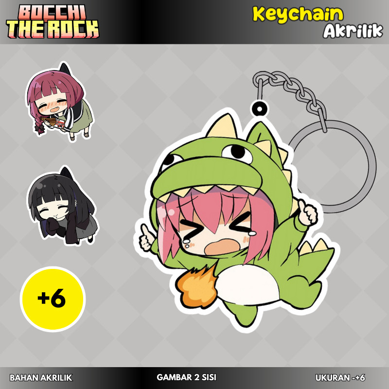 [Bocchi the Rock] Keychain & Strep handphone full akrilik karakter Attention-seeking bocchi the rock