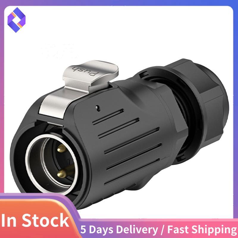 LP20 2 Pin Công Nghiệp Hàng Không Kết Nối Bảng Điều Khiển Gắn Ổ Cắm Nữ Và Cắm Nam Cáp Hàn Dây Điện K