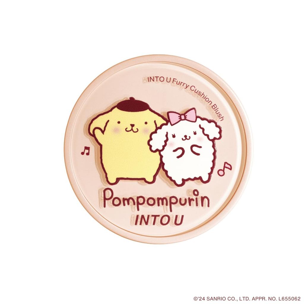 Hp tc INTO U Cinnamoroll v Pom Purin Phn m hng Furry Cushion Blush 3 mu FB02 Sunny Apricot free