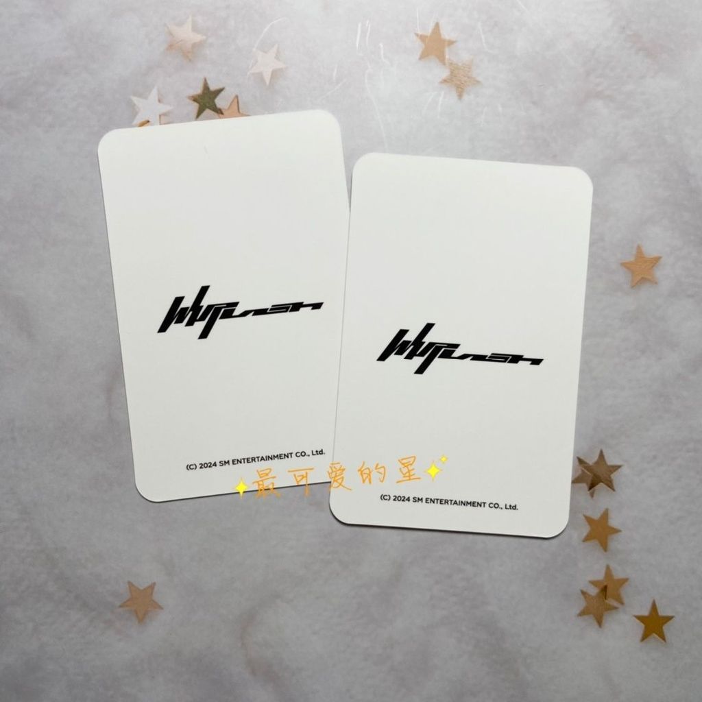 Genuine aespa MINI6 flash bag winter card, offline, golden winter small card official real card