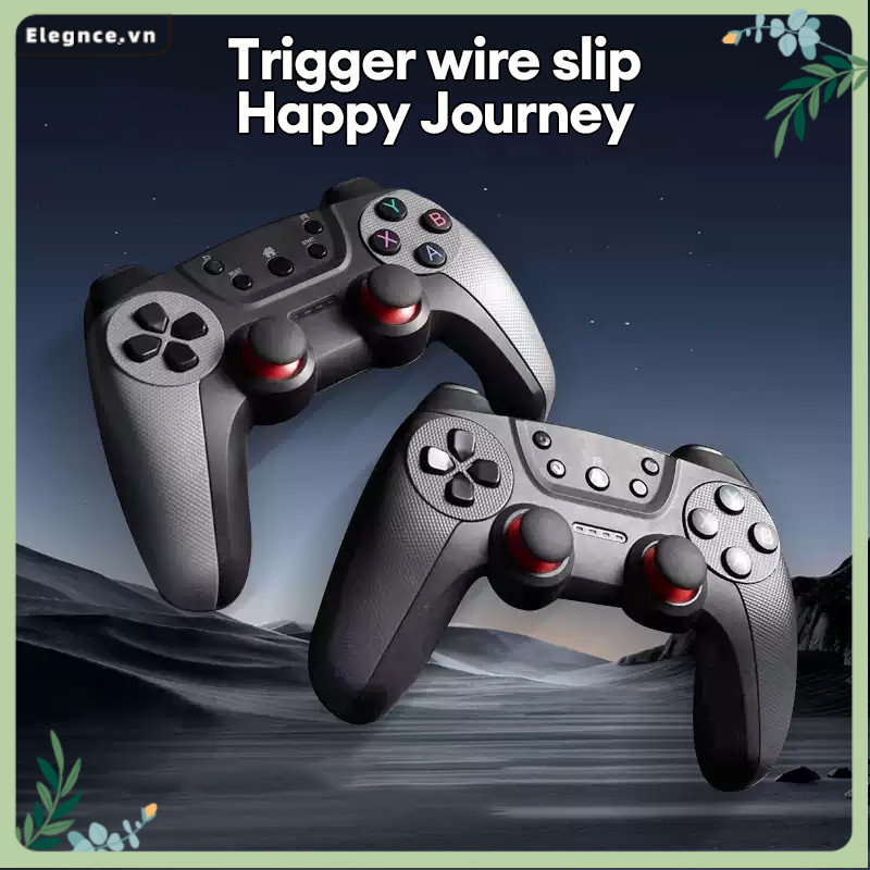 【Elevn】Bộ điều khiển trò chơi không dây 2.4G có thể sạc lại dành cho PC Tay cầm chơi game chức năng liên tục