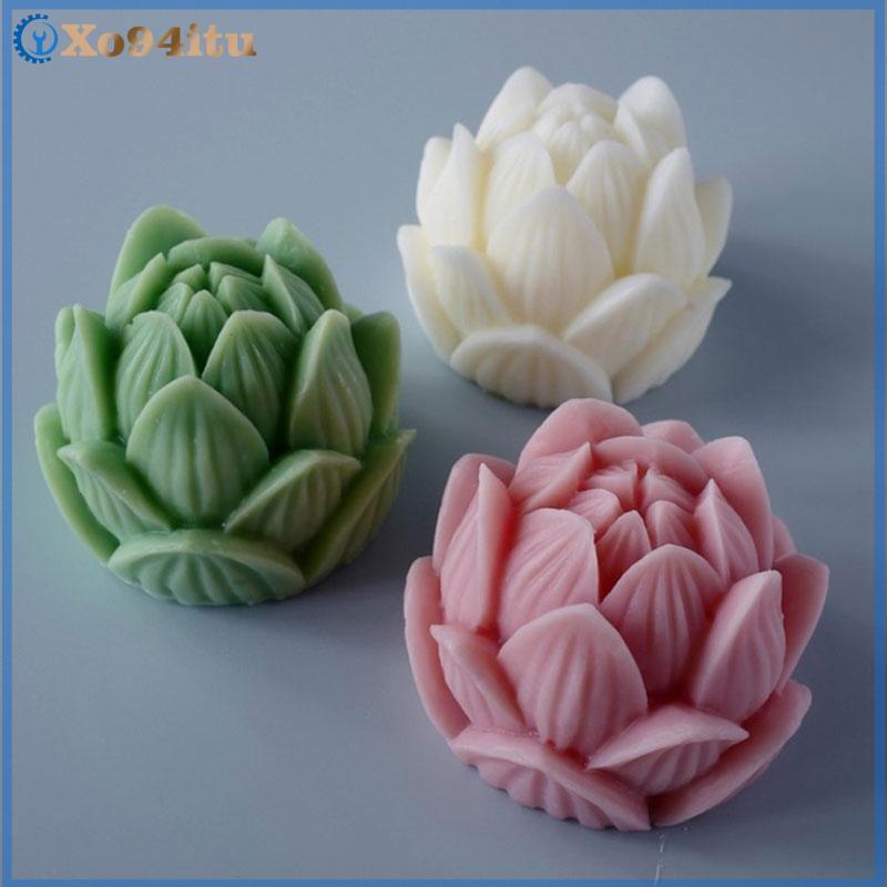 Nến Thơm Khuôn Silicon 3D Hoa Sen - DIY Việt Nam