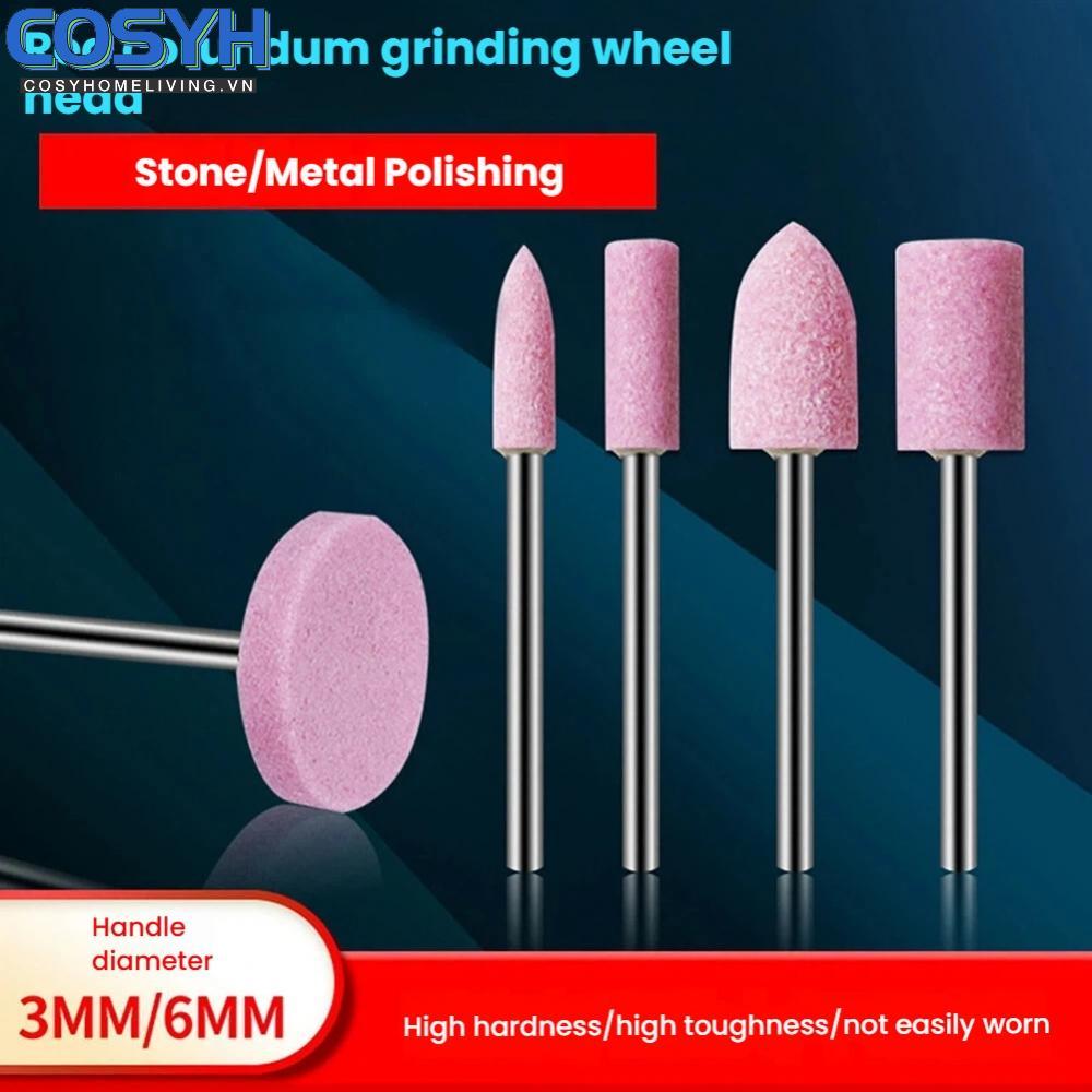 <cosyh>Polishing Heads 3 Mm Shank Diameter Two Of Each Shape For Rotary Tools