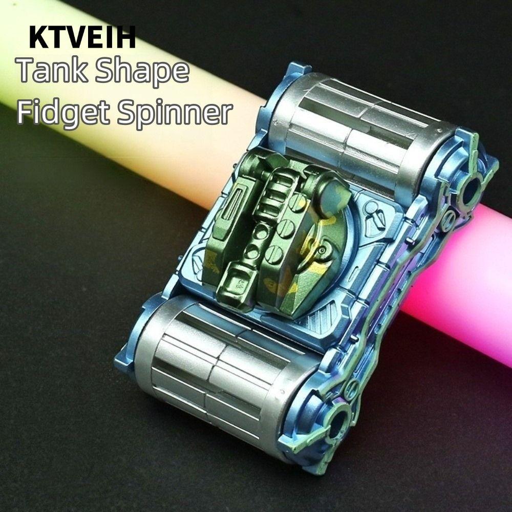 Spinner KTVEIH Fidget, Tank Shape 360° Xoay Antistress Spinner, Gyro Ratchet Nhựa Giảm Căng Thẳng Ta