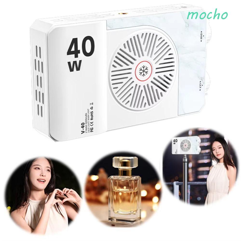 Đèn Video LED Mini MOCHO, Pin 4400mAh CRI / TLCI 90 + Đèn máy ảnh LED RGB, Nhẹ với chân máy FX 8 chế