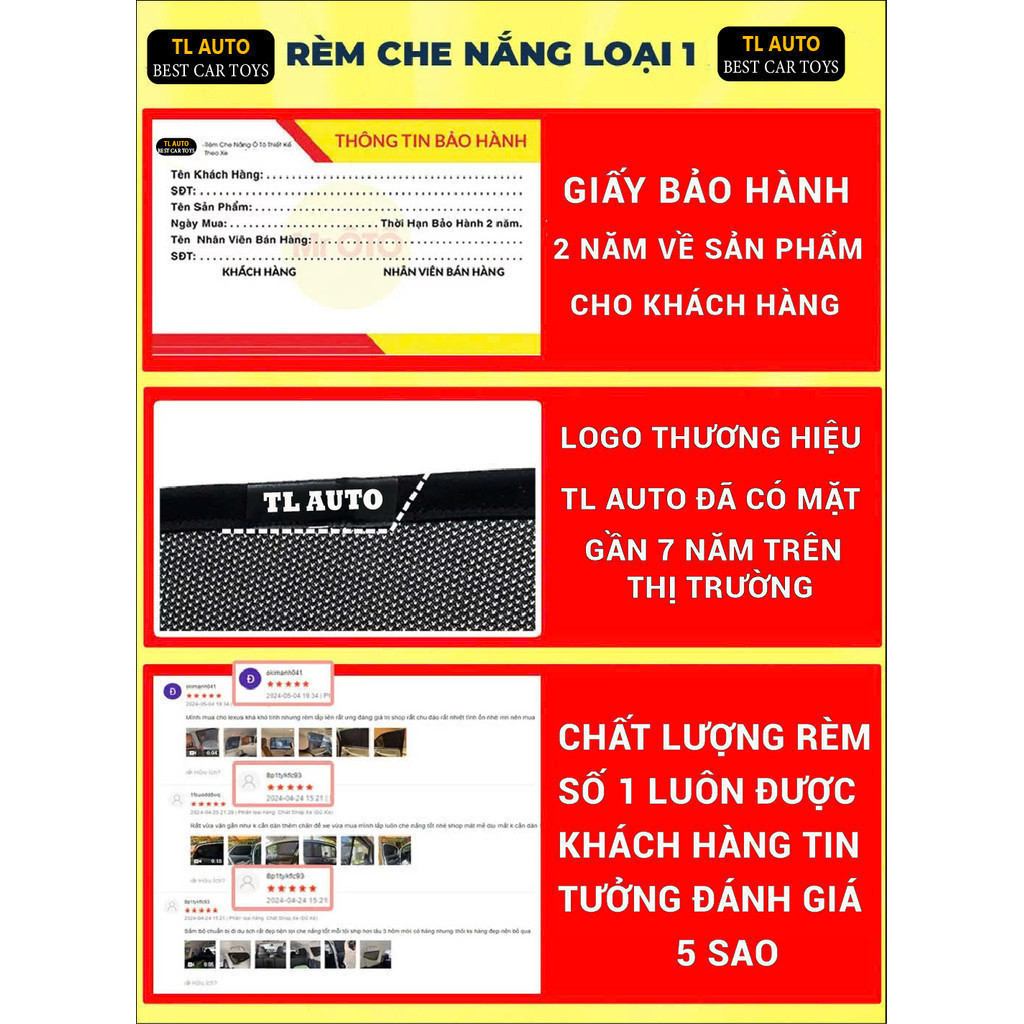 Rèm che nắng nam châm loại 1 xe VINFAST VF3, dày dặn chống tia UV, bảo hành 24 tháng TL Auto | BigBuy360 - bigbuy360.vn