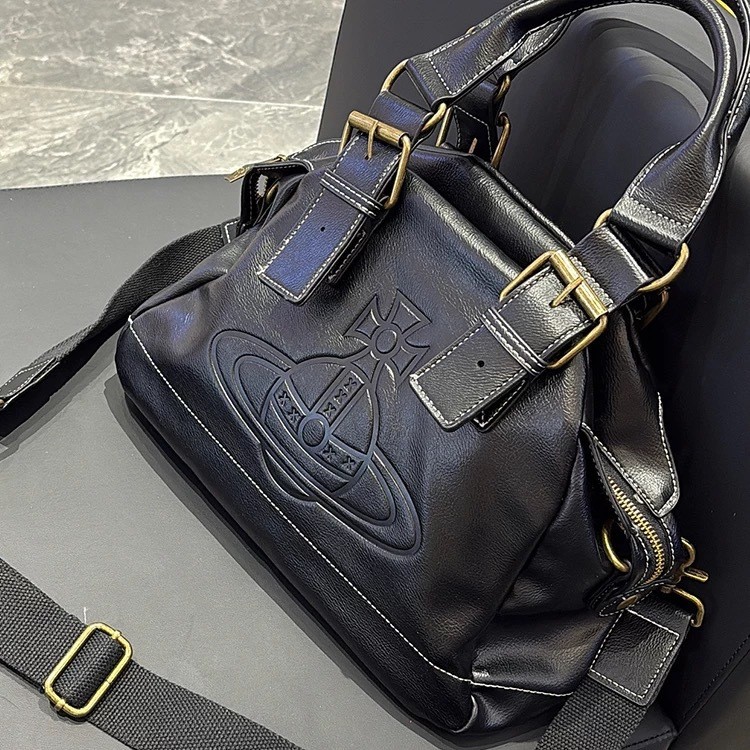 vivienne westwood Used motorcycle bag2025New Saturn large-capacity handbag, shoulder bag, underarm b