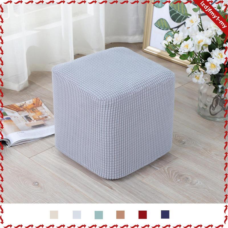 [leipupa] Ottoman Covers Slipcover Polyester Ottoman Slipcover Hình chữ nhật Ottoman