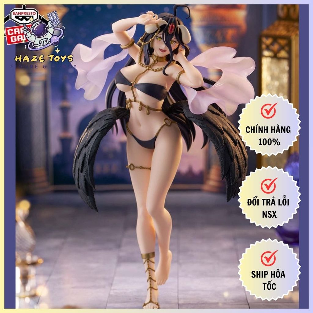 Mô hình Overlord Classical Tuning - Albedo One Thousand And One Nights Ver Figure Chính Hãng (Banpre