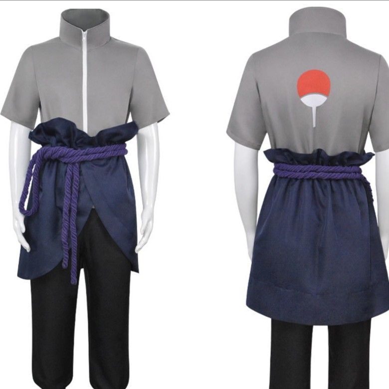 Trang phục cosplay Naruto Shippuden Sasuke - Bộ quần áo hoàn chỉnh cho triển lãm truyện tranh