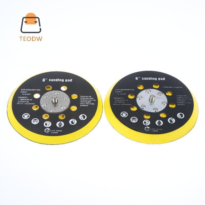 [TeOdw-t] Tấm lót chà nhám 6 Inch 17 lỗ cho Makita BO6030 BO6040 cho Festool RO1 ES150 ET2 ES / ETS 