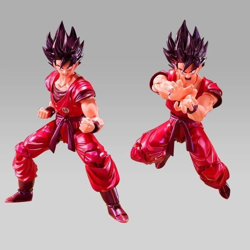 ♡King Fist Goku shf Hình Di Chuyển Được Dragon Ball z Son Goku Saiyan Búp Bê Đồ Trang Trí