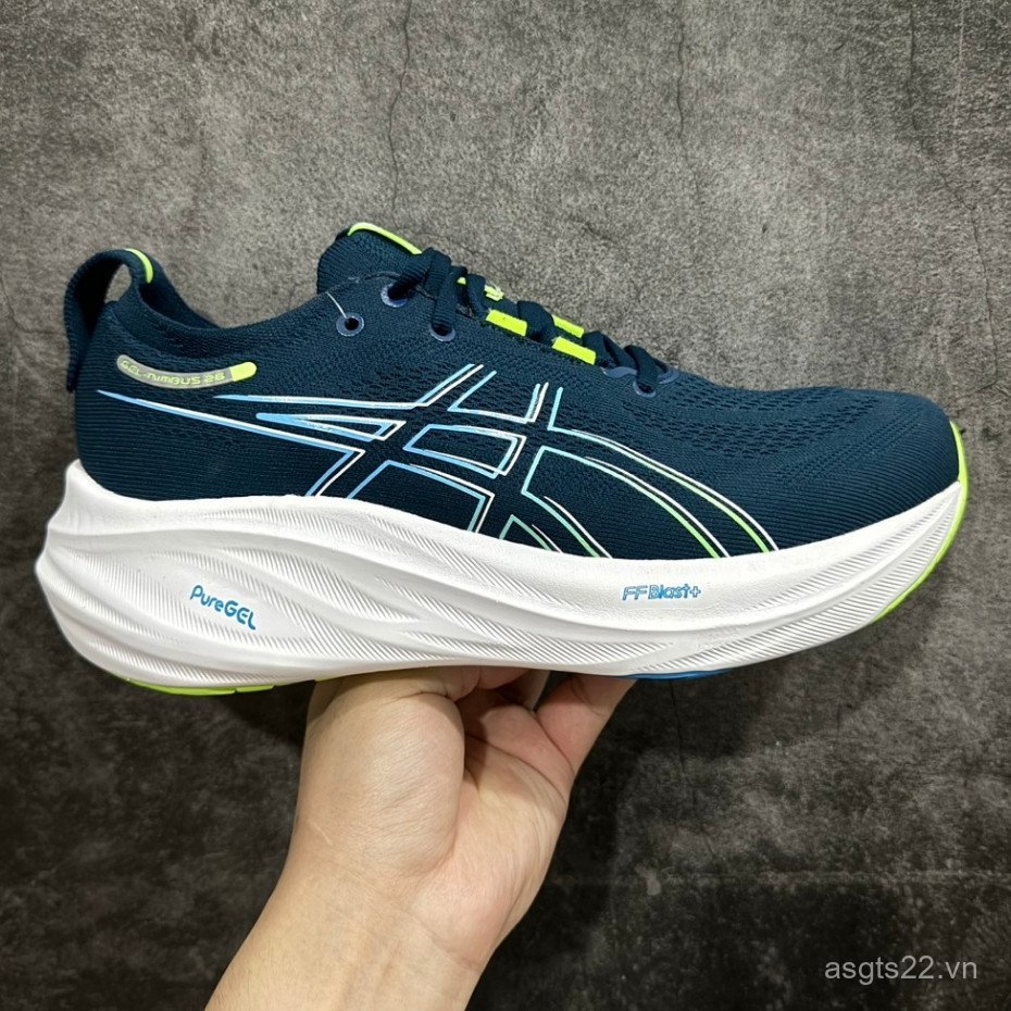 Asics Gel Nimbus 26 Giày Chạy Bộ Nam Nữ Nimbus 26 Sho Hấp Thụ Giày Thể Thao 1011B794-400 I7WQ