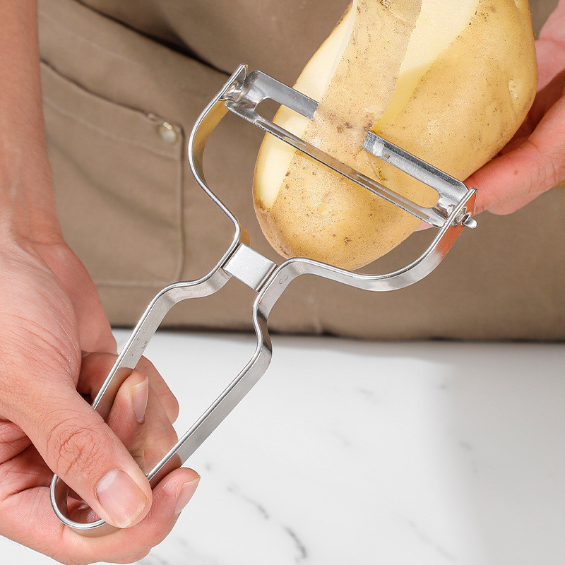 Hot Sale#Peeler Peeling Knife Stainless Steel Peeler Fruit Potato Peeler Kitchen Grater Vegetable Fr