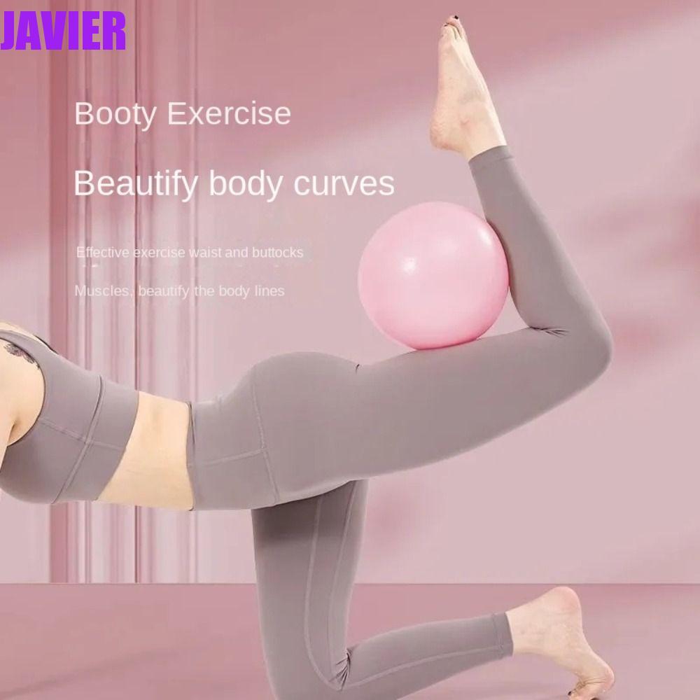 JAVIER Pilates Ball, PVC 25cm Yoga Ball, Bài tập chống cháy nổ Tập thể dục Mini dày chống nổ Yoga Fi
