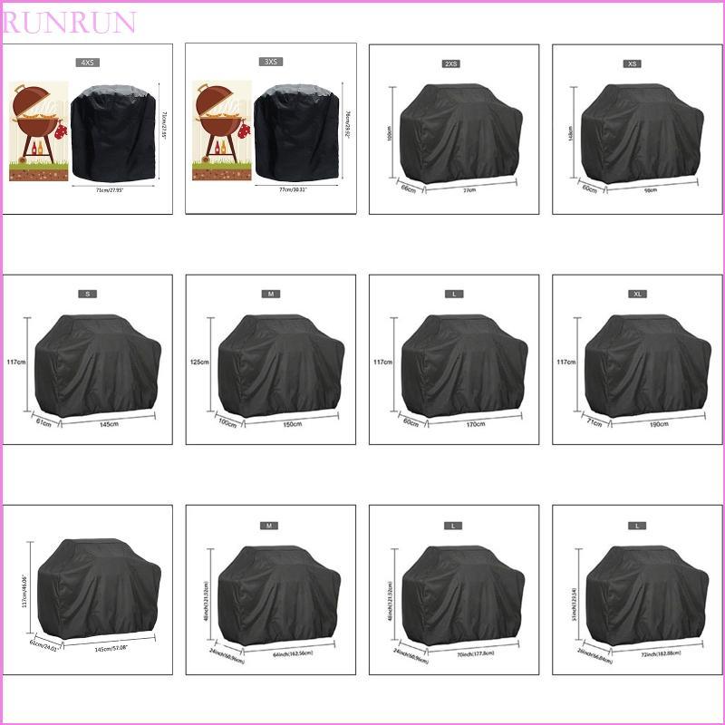 RUN Heavy Duty Grill Covers Bảo vệ mưa Thịt nướng ngoài trời cho BBQ Grill