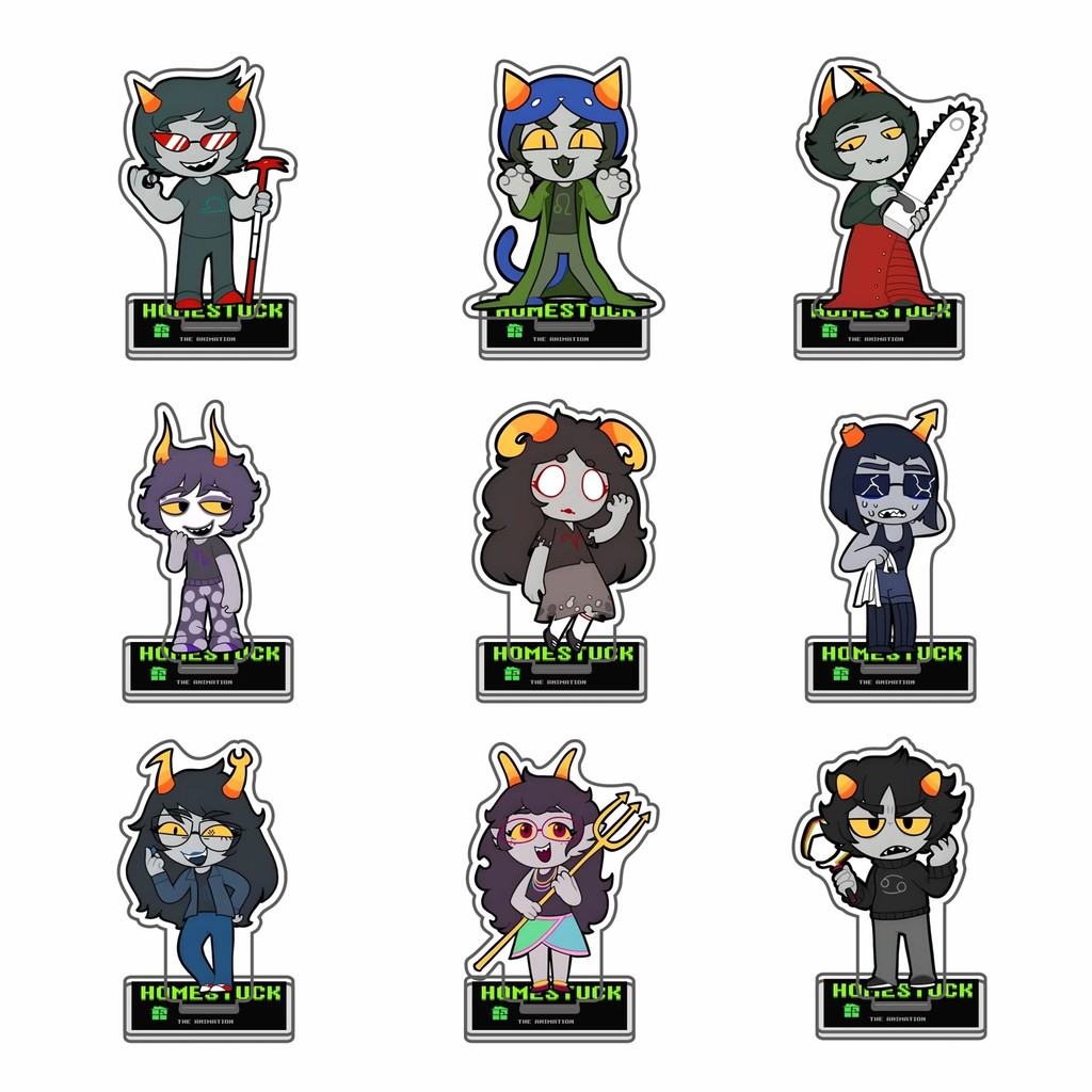 Mô hình Standee Anime Homestuck nhân vật Gamzee Makara Karkat Vantas Acrylic 10cm cao cấp trang trí 