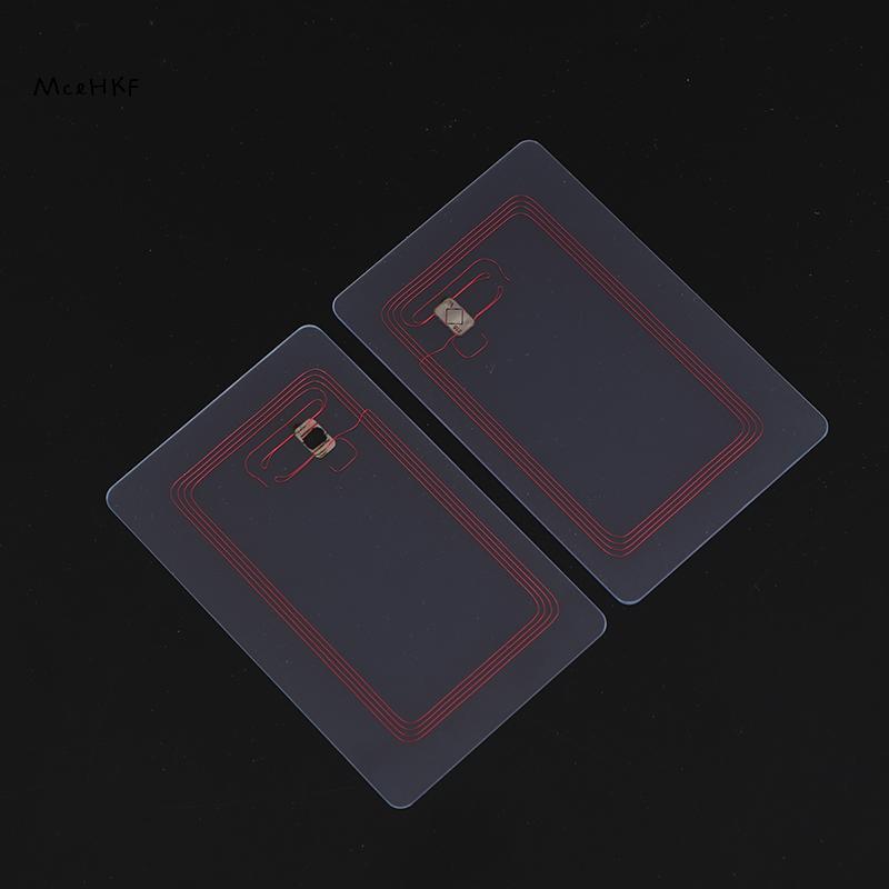 MceHKF 5 / 10 / 20 Chiếc Thẻ NFC Trong Suốt Trống Thẻ NFC NFC NFC Có Thể Lập Trình NFC 215 Thẻ NFC T