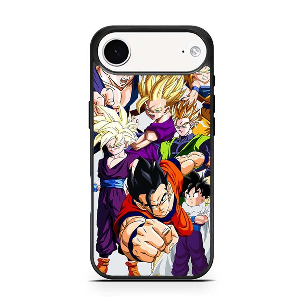 Son Gohan Dragon Ball Collage Logo Vỏ bảo vệ IPhone 16 17 Pro Max Plus Mini XS