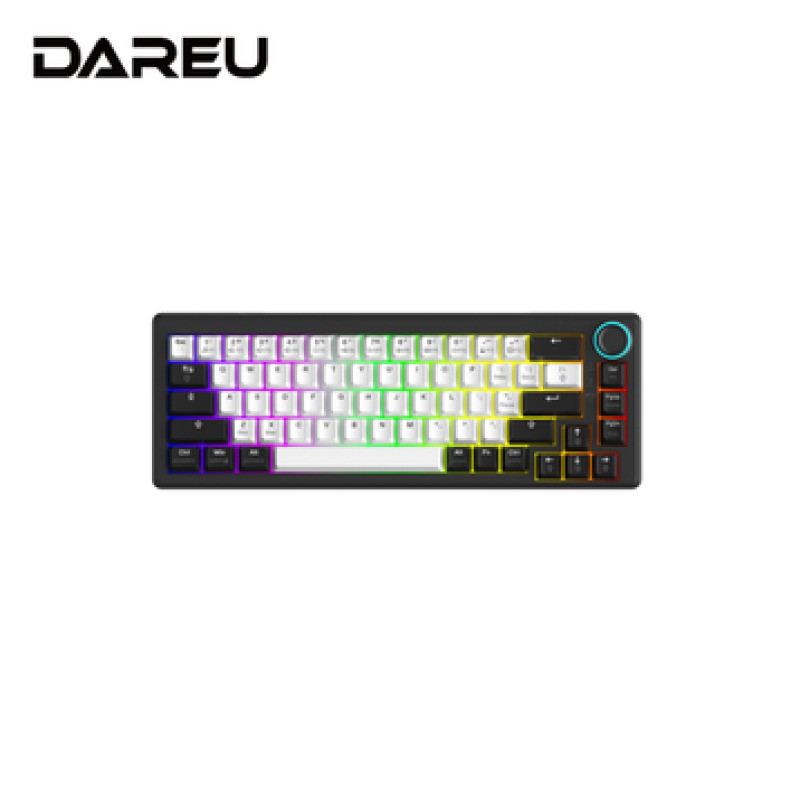 Bàn phím cơ Dareu EK65S White Black RGB