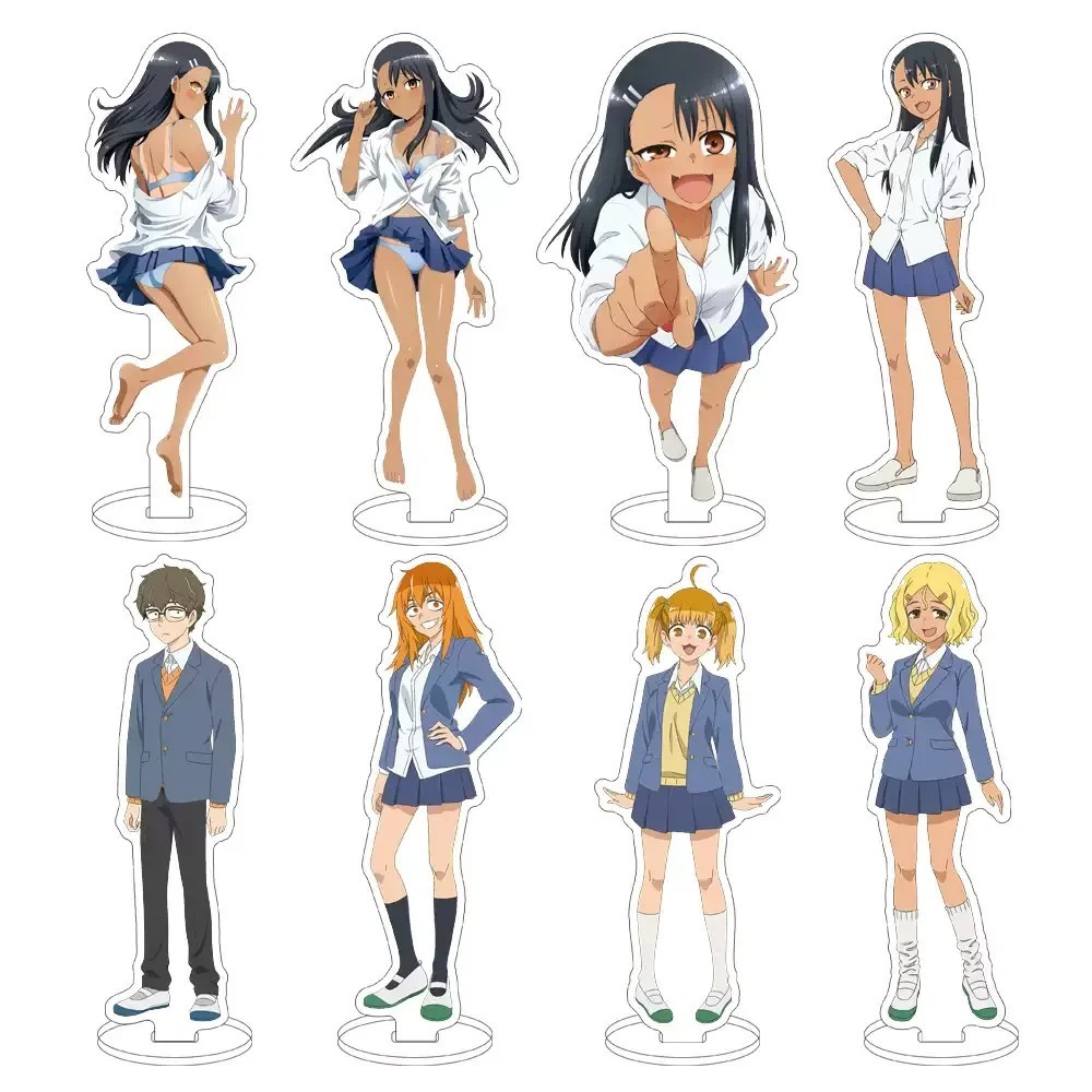 Standee Anime Ijiranaide Nagatoro-san Mô Hình Acrylic Mica Trang Trí Bàn Học Cao 15cm Quà Tặng Manga