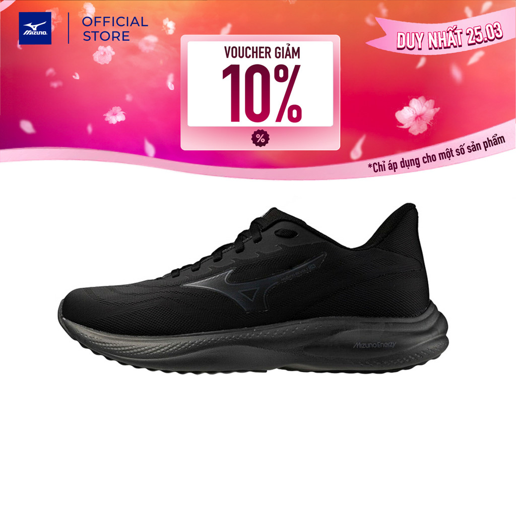 Giày Chạy Bộ Unisex Mizuno Mizuno Revolt 4 - Đen - J1GC251432