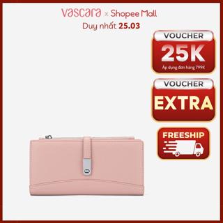 [Hot Deal 1H00 - 9H00 | 25.03] Vascara Ví Cầm Tay Nhấn Khóa Gài Trang Trí - WAL 0321