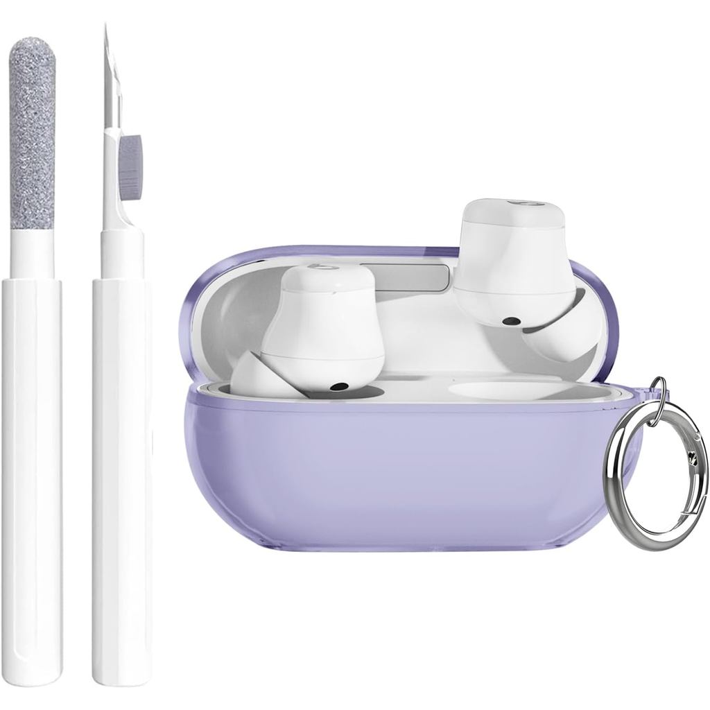 Dành cho hộp đựng Beats Solo Buds Thiết kế trong suốt, chống sốc cho Beats Solo Buds Cover 2024, Vỏ 