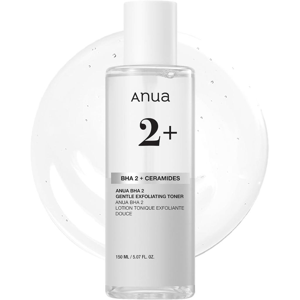 ANUA BHA 2% Mực tẩy tế bào chết nhẹ nhàng, Tẩy tế bào chết mặt nhẹ, Axit Salicylic cho lỗ chân lông 