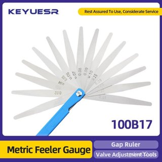 100B17 Máy đo cảm ứng Bugi Đồng hồ đo chất độn Đầu dò van Độ dày hệ mét Bộ đo độ dày đầu dò Máy đo độ dày Bugi Dụng cụ khoảng cách OBXV