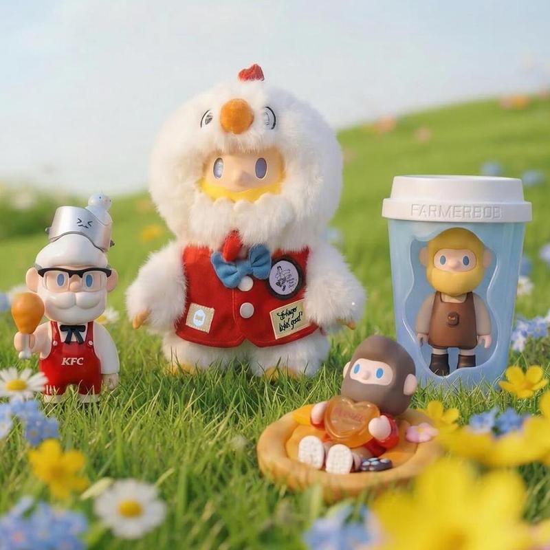 K KFC KFC KFC FARIERBOB Hợp Thời Trang Chơi Hình Đồ Trang Trí Kỳ Lân RICO Vinyl Sang Trọng Búp Bê