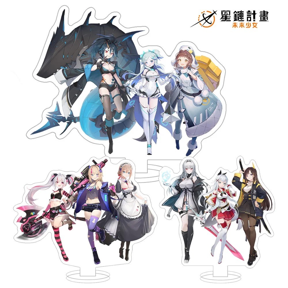 Mô hình Standee Starseed Asnia Trigger mica acrylic nhân vật Cleas Leila Sherry Echidna Perrell quà 