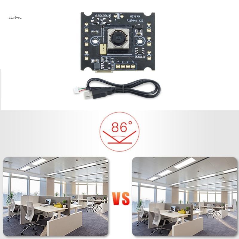 Iny 2MP Tốc Độ USB Camera Module Cho Máy Tính 1080P Mini Webcam Board OV2720 Máy Ảnh PC Công Nghiệp 