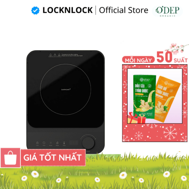 Bếp điện từ LocknLock Induction cooker EJI351BLK công suất 2000W - Màu đen - CHEAP CMO