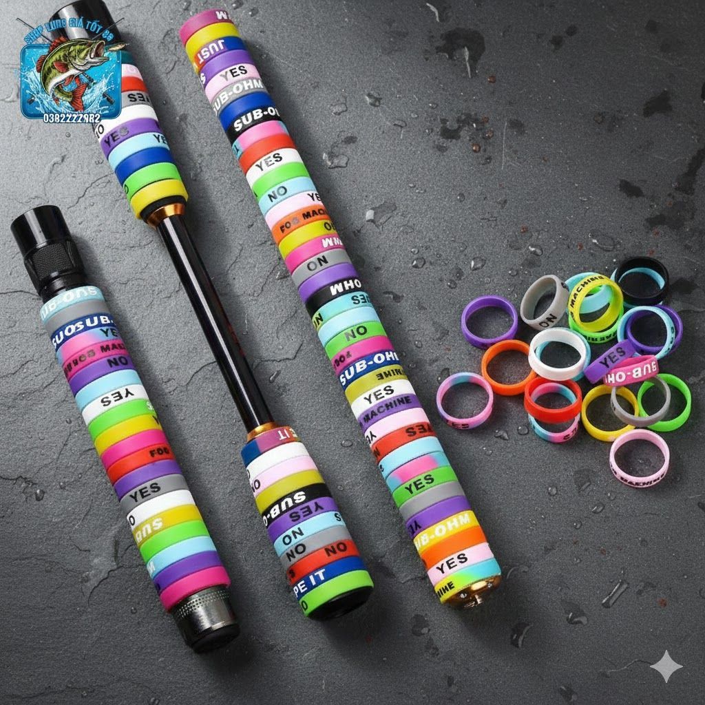 Combo Vòng Nhẫn Silicon Chống Trượt Cho Cần Câu Cá, Ná Cao Su (10–50 Cái) Shop Đồ Câu Lure 247 , Sho