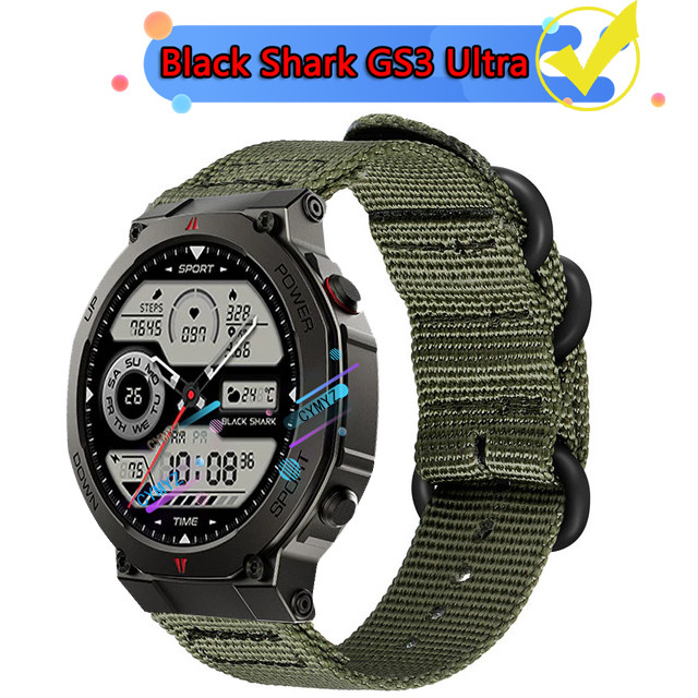 Black Shark GS3 Ultra Dây đeo đồng hồ thông minh Dây đeo Nylon Black Shark GS3 Ultra dây đeo Dây đeo