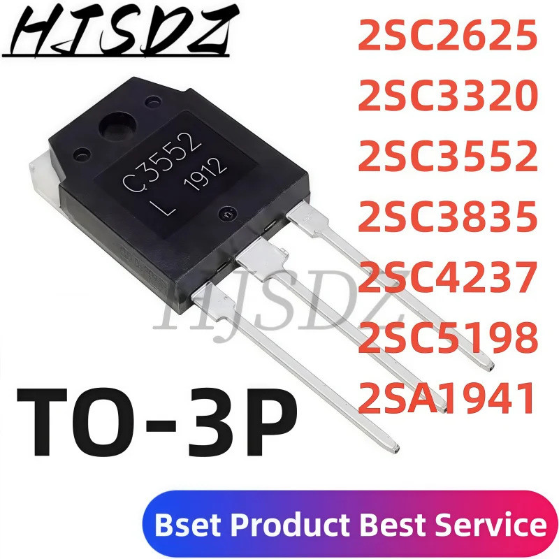 5 Chiếc 2SC2625 C3320 C3552 C3835 C4237 C5198 C1941 2SC3998 C5200 C5388 A193 J6920 C5047 C5244 TO-3P