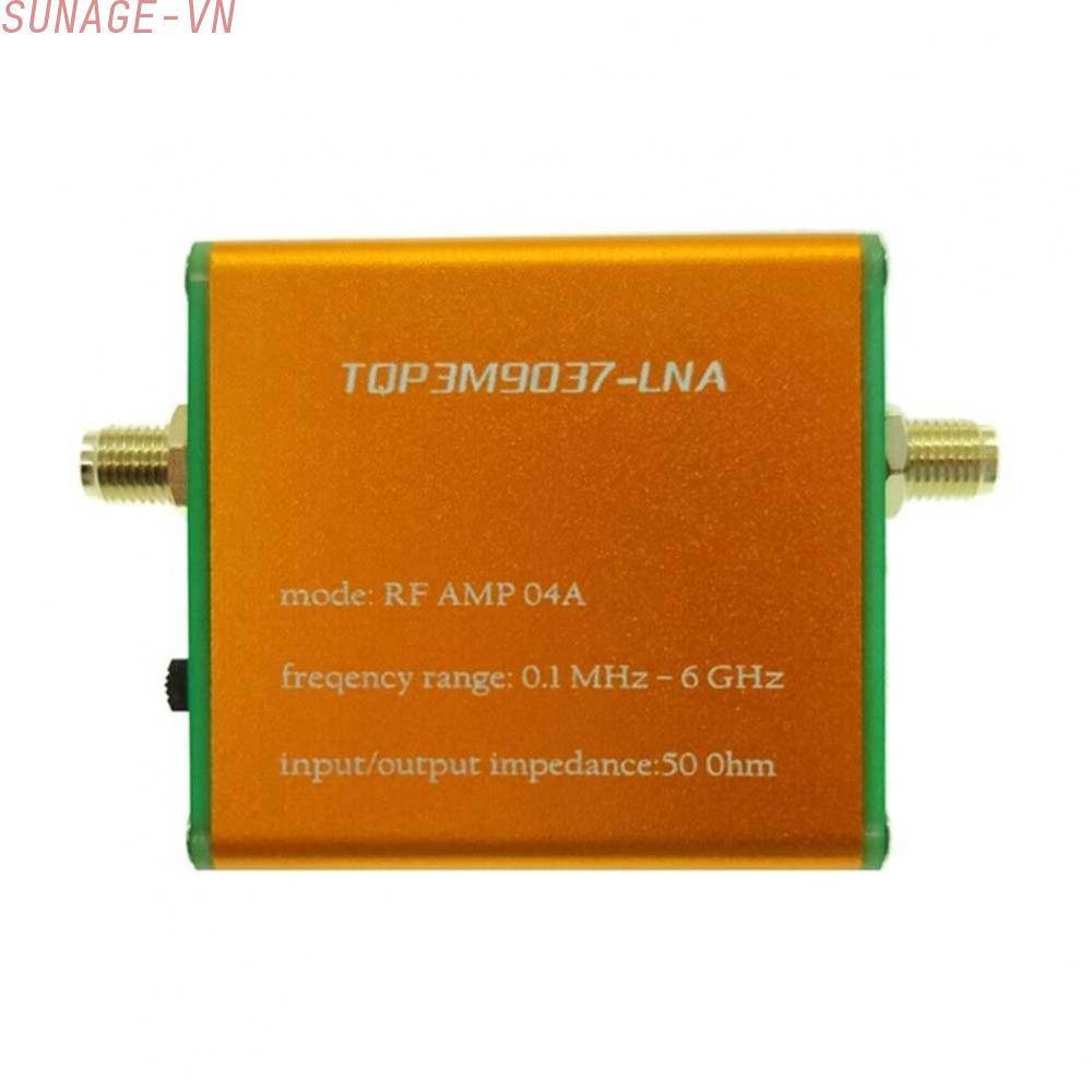 【SUNAGE】Ultra-low Noise Amp 50 Ohm Input/output Aluminum Alloy Housing For SMA Connector【HOT Fashion