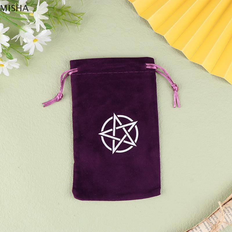 Misa 1 Nhung s Oracle Thẻ Túi Bảo Quản Runes Chòm Sao Phù Thủy Bói Toán Phụ Kiện Trang Sức Xúc Vice 