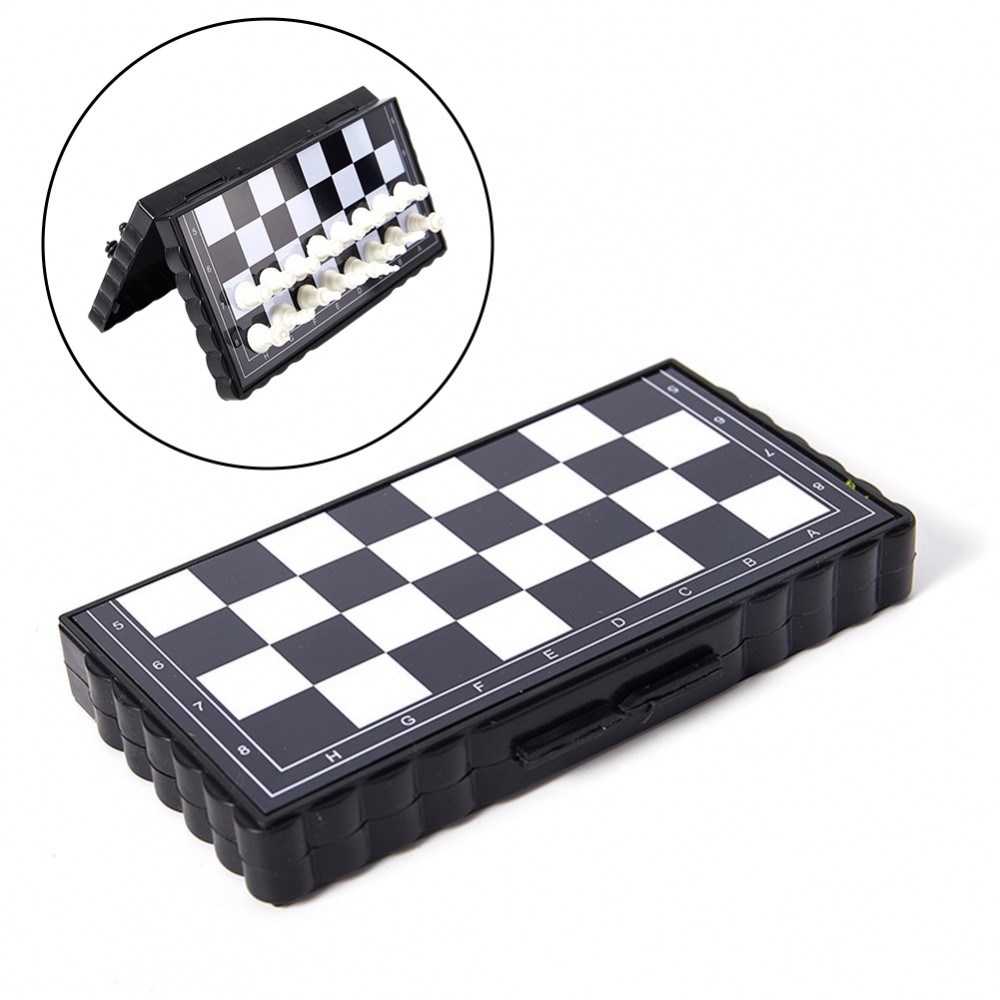 【Clearance】32-piece for Mini Foldable Magnetic Chess Set, Portable for Home and Outdoor Use【LAGO-VN】