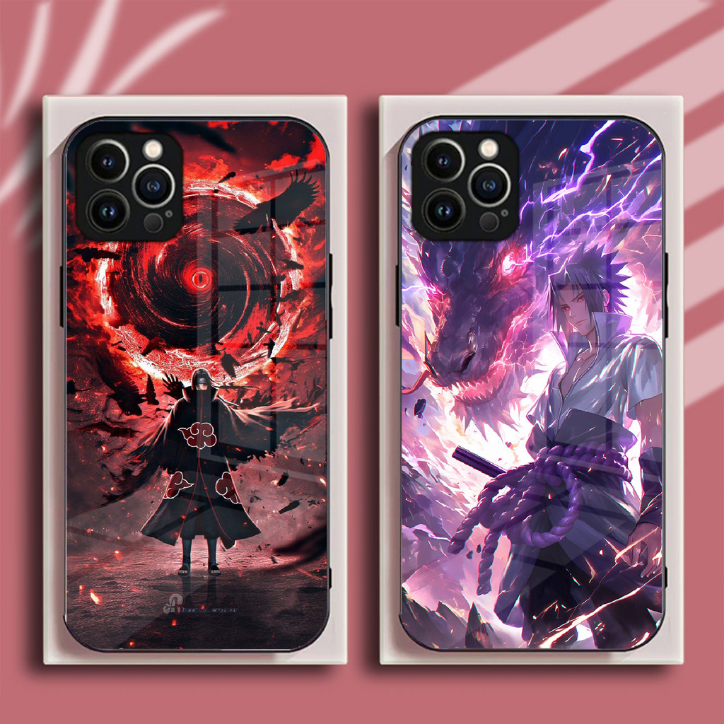 Uchihas Anime Uzumaki Cho Huawei P9 10 20Lite 30 40 50 60 70 Pro Mate 20 30 40 50 60 Pro Kính Cường 