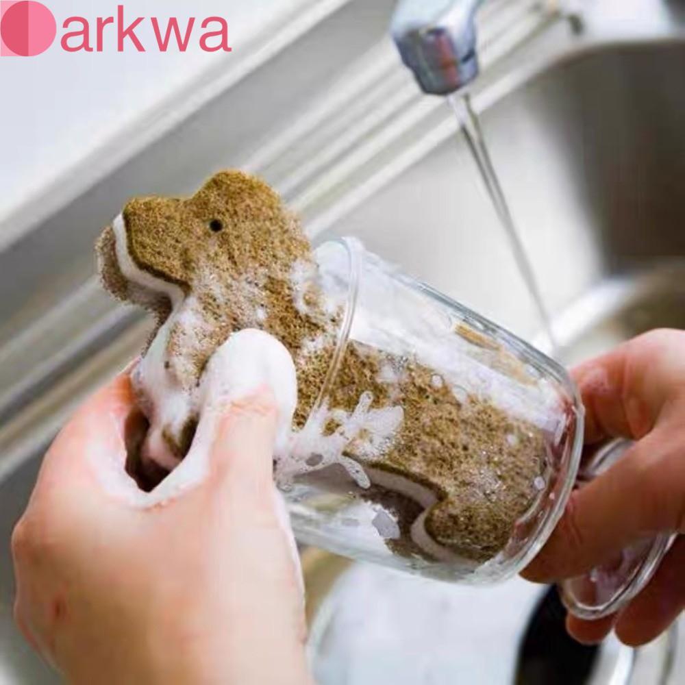 DARKWA 4 Máy chà sàn bọt biển hình chó 3 lớp Bichon Frise Phòng tắm