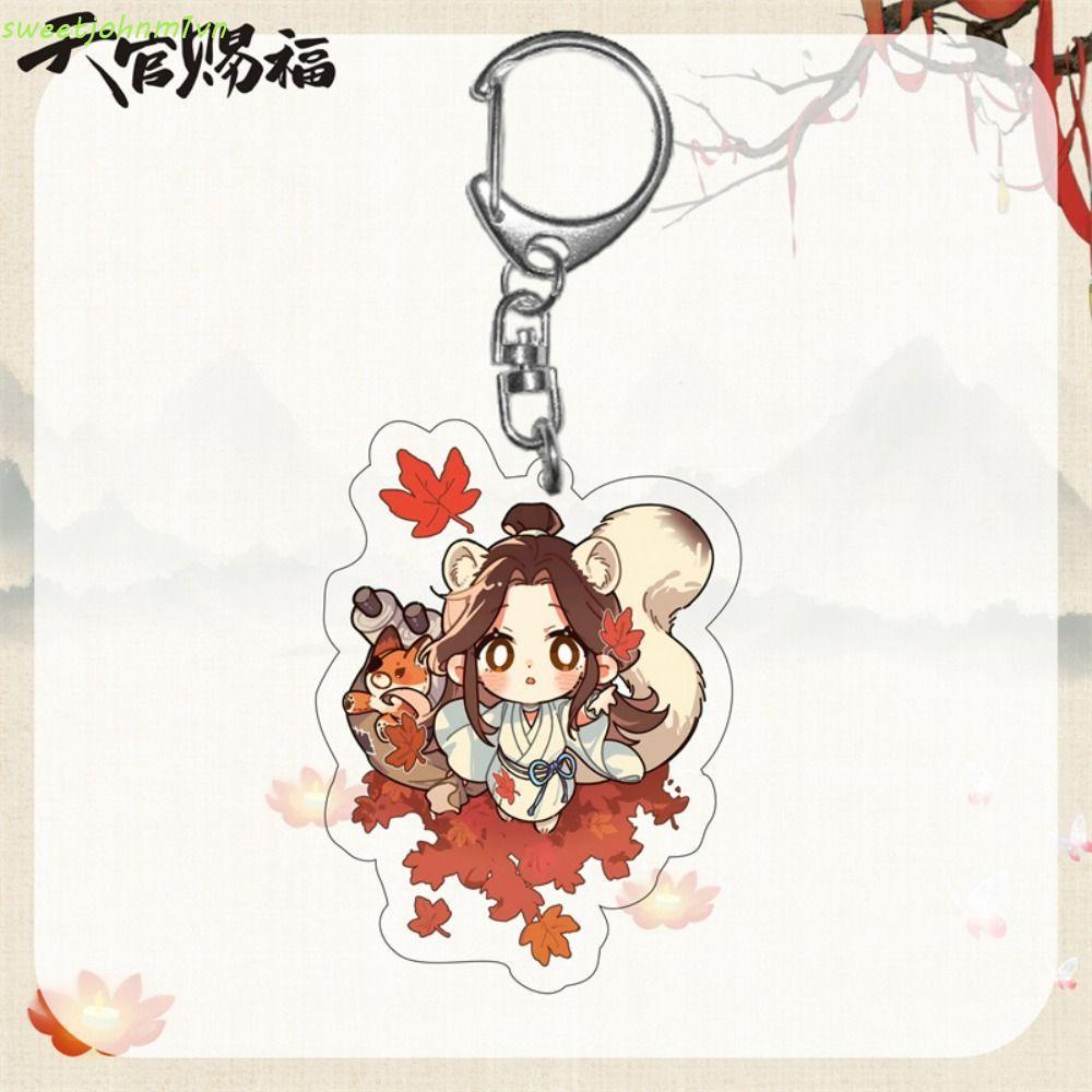 SWEETFASHION Tian Guan Ci Fu Keyrchain, Tian Guan Ci Fu Cartoon Heaven Official 's Blessing Mặt dây 