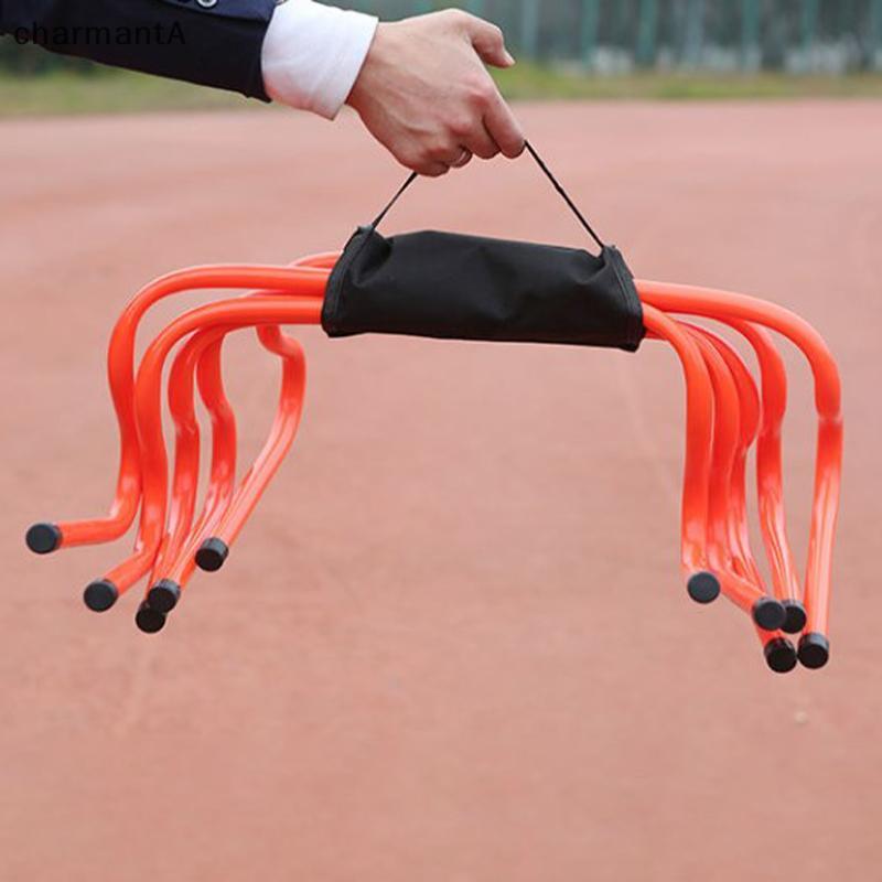 Charmanta - Bộ thiết bị huấn luyện thể thao gồm hurdles và phụ kiện bóng đá, kèm hộp đựng tiện lợi
