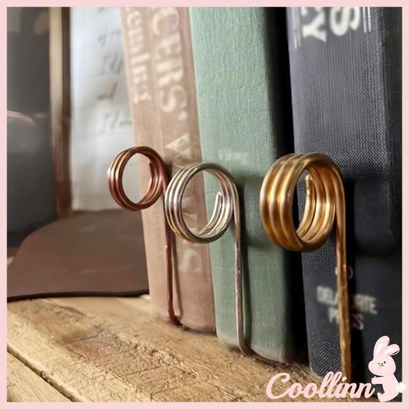 COO Creative Page Marker Book Holder Ring Bookmarks Metal Thumb Book Page Holder