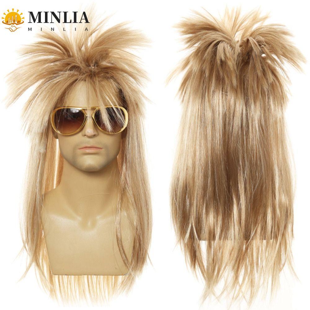 Tóc giả ngắn style hippiepunk retro 70s-80s, chất liệu mềm mịn, chịu nhiệt tốt - Milia