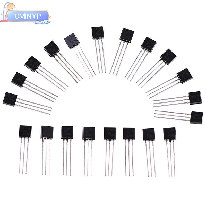 CMINYP 20 CÁI 2N5088 TO-92 Bộ ba nội tuyến Chất bán dẫn tách biệt không