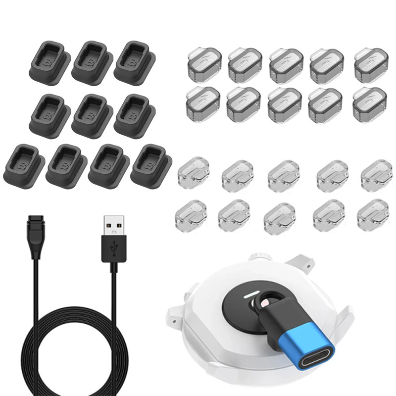 Dành Cho COROS APEX Pro 2 2Pro APEX 42 PACE 2 3 Silicon Trong Suốt Nắp Bụi Cáp Sạc Dây USB Phụ Kiện