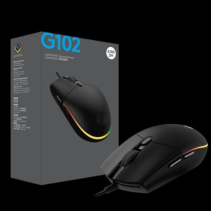 Chuột Gaming Logitech G102 - Logitech G102 Gen 2 Lightsync RGB LED 8.000 Dpi nguyên seal